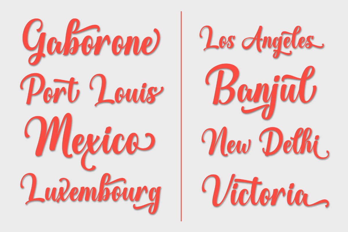 Stallone - Elegant A Script Font, a Script Font by Suza Studio (Photo 4 of 9)