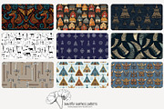 80 Viking seamless pattern, a Pattern Graphic by Poppy Lane Studio (Thumbnail 10 of 11)