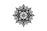 Ornamental Compass Rose SVG Bundle, an Illustration by Gaye Art (Thumbnail 10 of 31)
