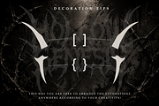 Hollow Genesis Death Metal, a Symbol Font by Masyafi Studio (Thumbnail 5 of 9)