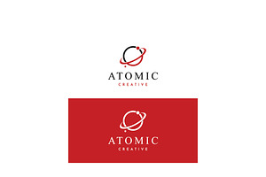 Unique and modern abstract atom logo, a Branding & Logo Template by LOGOCREATIVE