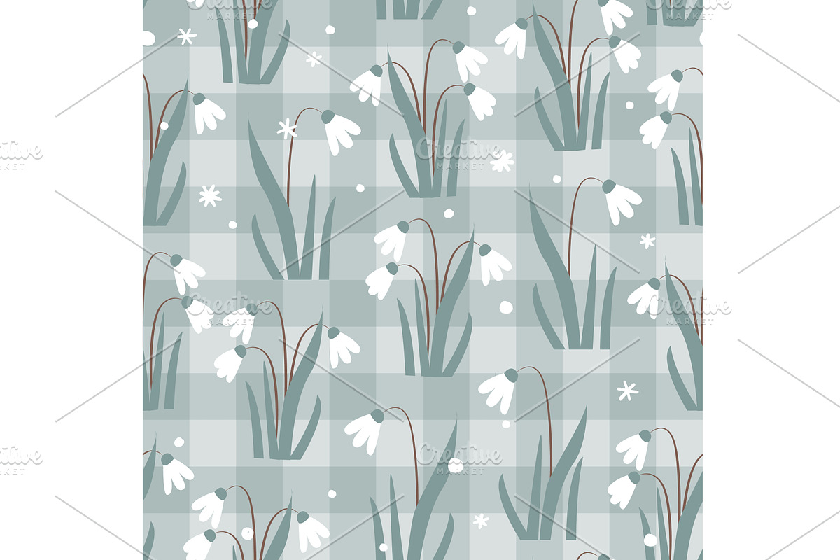 Seamless pattern with the first, an Object Illustration by Toltemara