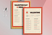Valentines Day Menu, a Stationery Template by MightyDesign (Thumbnail 2 of 6)