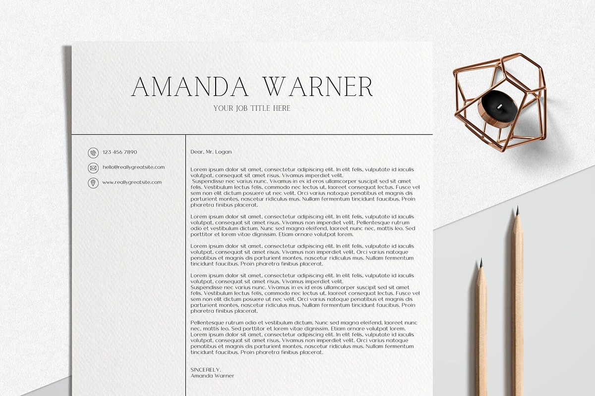 Canva Digital Resume Template, a Resume Template by LucaTheme (Photo 3 of 9)
