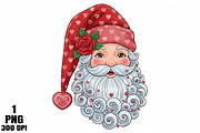 Whimsical Valentine Santa PNG, an Illustration by Daily.Designs (Thumbnail 1 of 5)