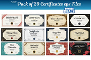 20 Creative editable Certificate, a Branding & Logo Template by Aban's World (Thumbnail 8 of 16)