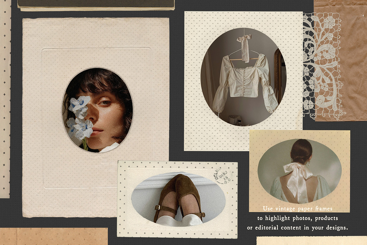 Maison Archive Paper Collection, a Texture Graphic by lerinartstudio (Photo 6 of 12)