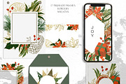 Modern Christmas Abstract Collection, a Texture Illustration by Cat In Colour (Thumbnail 4 of 10)