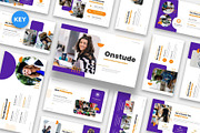 Onstude - Online School Keynote, a Presentation Template by Fit-tee (Thumbnail 1 of 6)