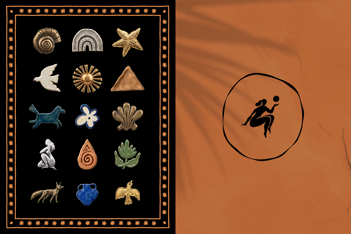Mystic Relics, Hand-Drawn Glyphs, an Object Graphic by venimo (Photo 5 of 17)