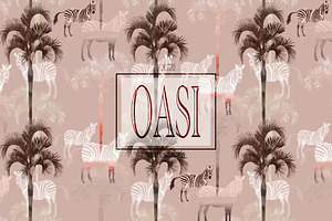 Oasi, Luxury Jungle Pattern