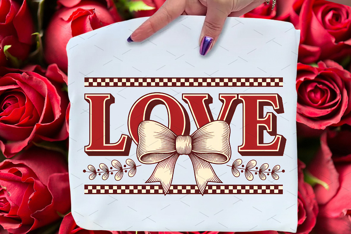 Coquette Valentines Love Design PNG, a Graphic by Libby Wishes (Photo 6 of 7)