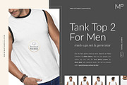 Men Tank Top Mock-ups Set FREE DEMO, a Books & Magazine Mockup by Apparel_Mockups (Thumbnail 1 of 25)