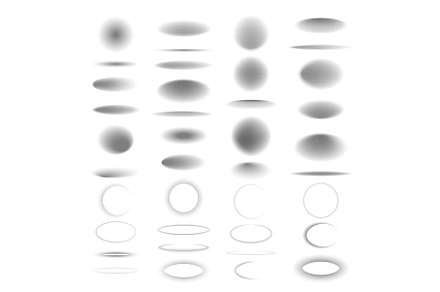 Circle shadows. Layout of round, a Graphic by Onyx