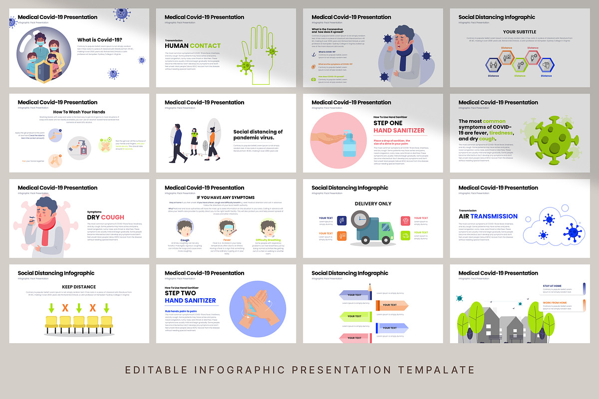 Medical Covid19 Infographic Template, a Presentation Template by Digitcase x Wealthwells (Photo 5 of 6)