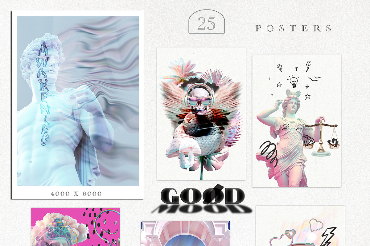 God Mood Posters & Graphics, an Object Graphic by Cat In Colour (Photo 5 of 13)