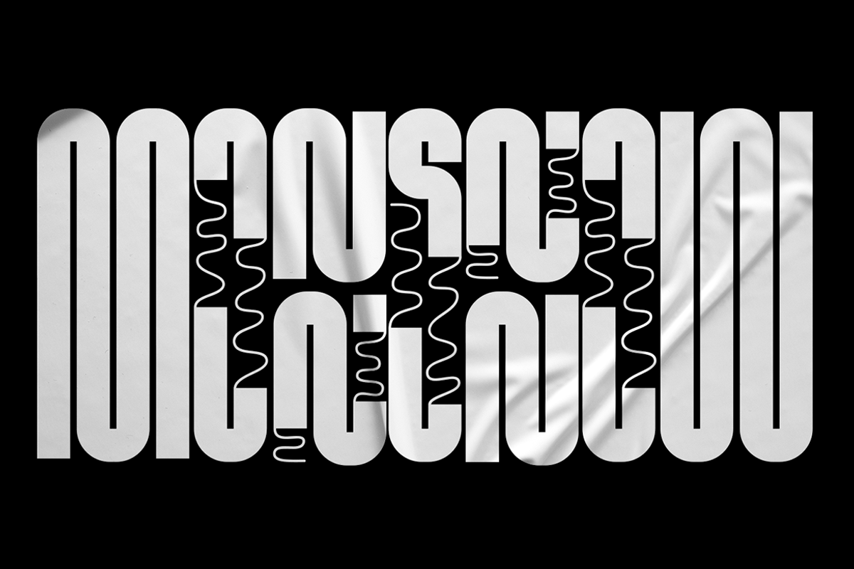 HS Monsnow - An Experimental Sans, a Sans Serif Font by Helipad Space (Photo 15 of 16)