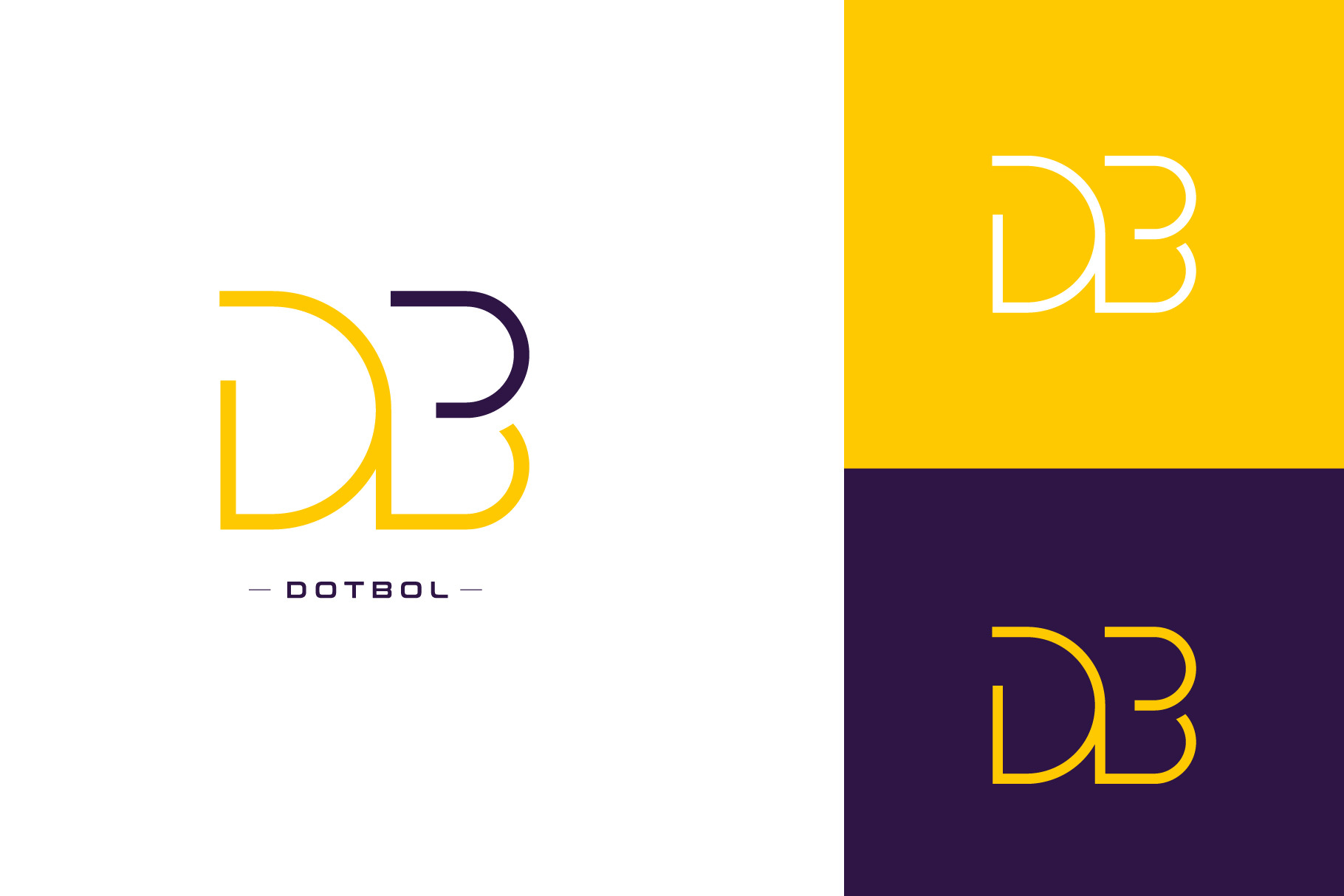 monogram icon logo DB, a Branding & Logo Template by idesign_4u
