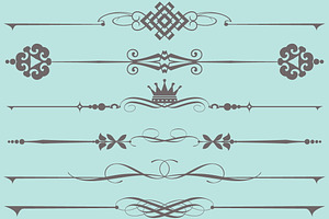 Set Vector Vintage Elements