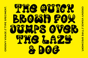 Groovy Visage Character Display Font, a Font by GroovyFontCo (Thumbnail 2 of 7)