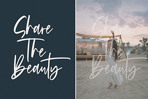 Sandcastle - Handwritten Script Font