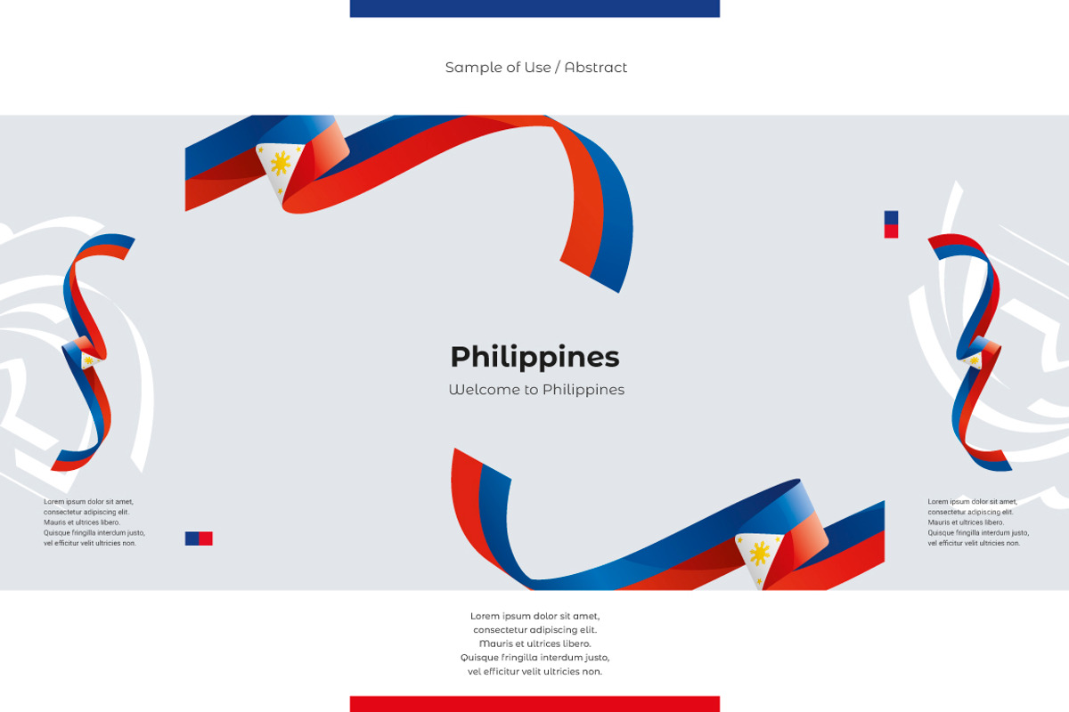 Philippines flag ribbon vector, a Templates & Theme by Simbos (Photo 9 of 9)