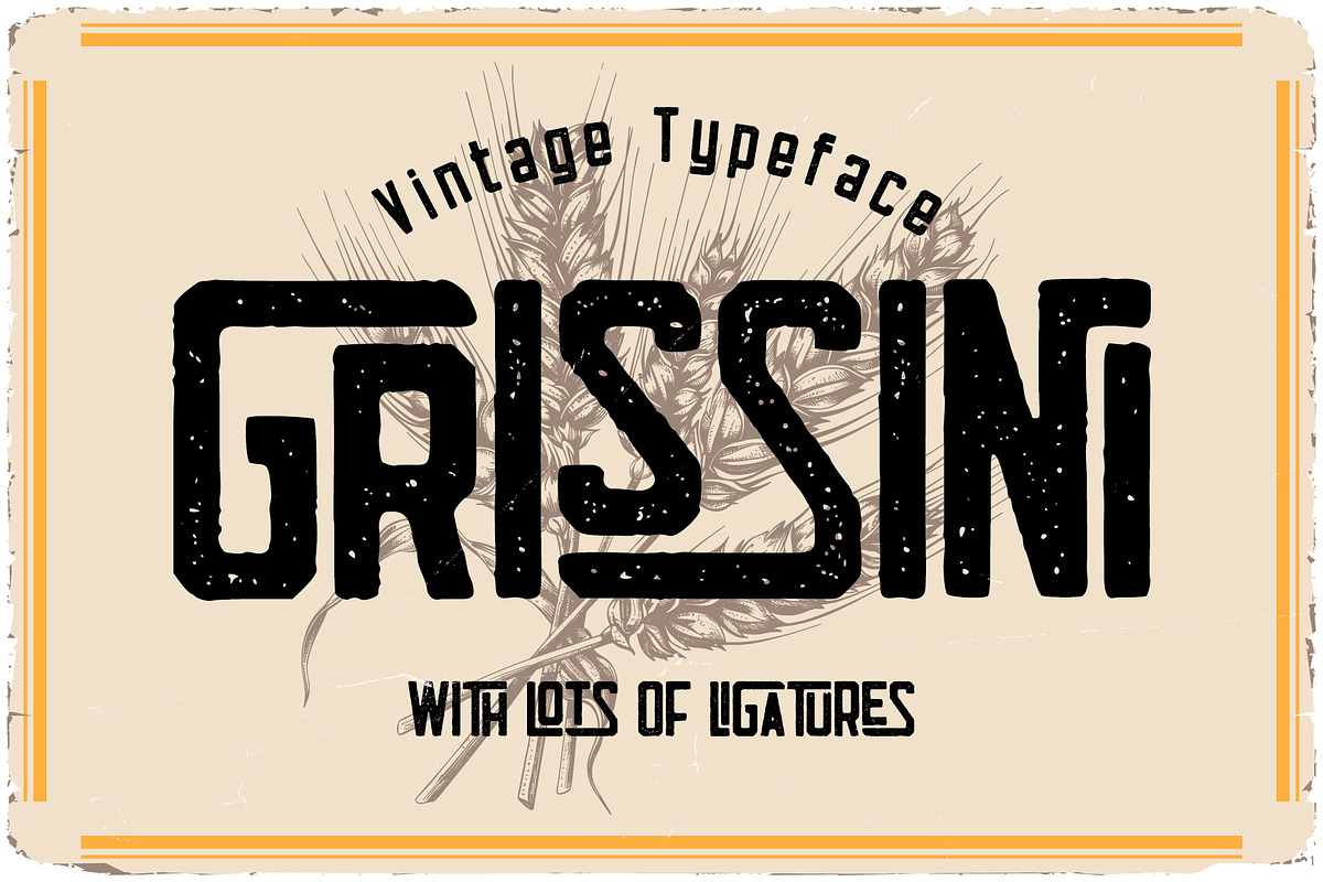 Grissini Ligature Label Font, a Sans Serif Font by JumboDesign (Photo 1 of 6)