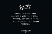 Procreate Brushes Lettering Variety, a Brush Add-On by Mila Garret (Thumbnail 6 of 6)