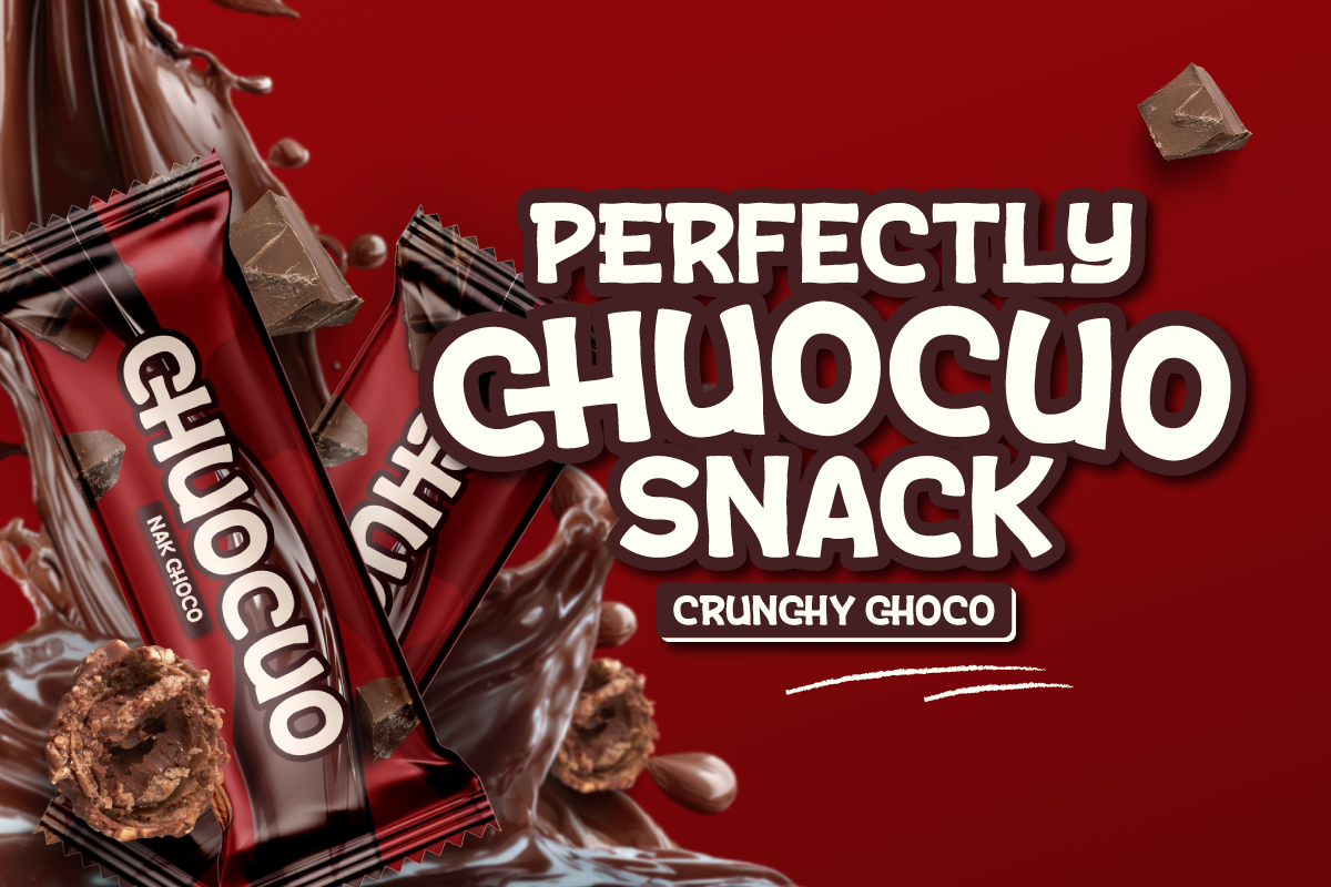 Chuoko Tern - Choco Display Font, a Handwritten Font by trabaskriya (Photo 2 of 9)