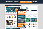 Construction Tools Shopify Theme, a Shopify Template by LogicGo Shopify Experts (Thumbnail 1 of 8)