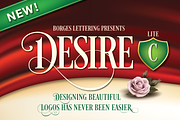Desire Lite C, a Font by Borges Lettering (Thumbnail 1 of 12)
