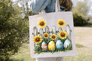 Easter Spring Fence Clipart PNG, an Illustration by Canvas Craft (Thumbnail 6 of 7)