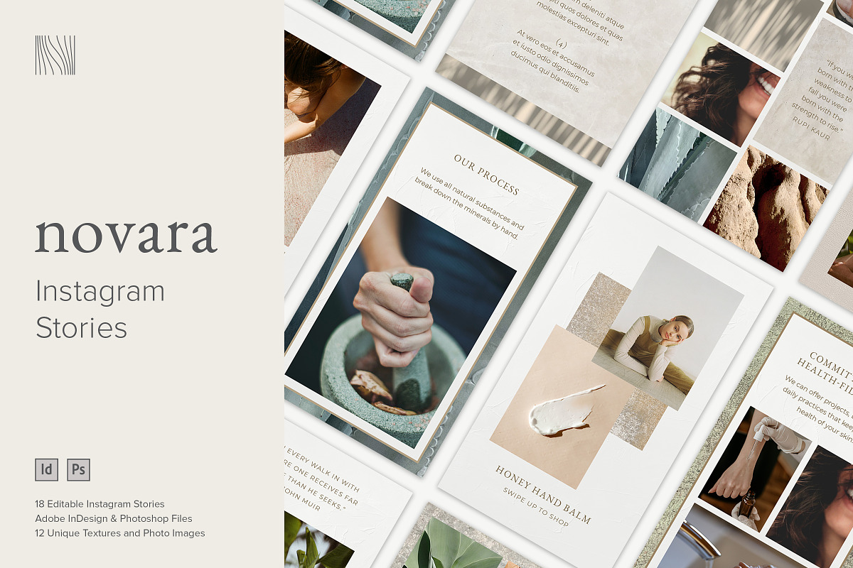 Novara Instagram Stories, a Social Media Template by Space Between (Photo 1 of 6)