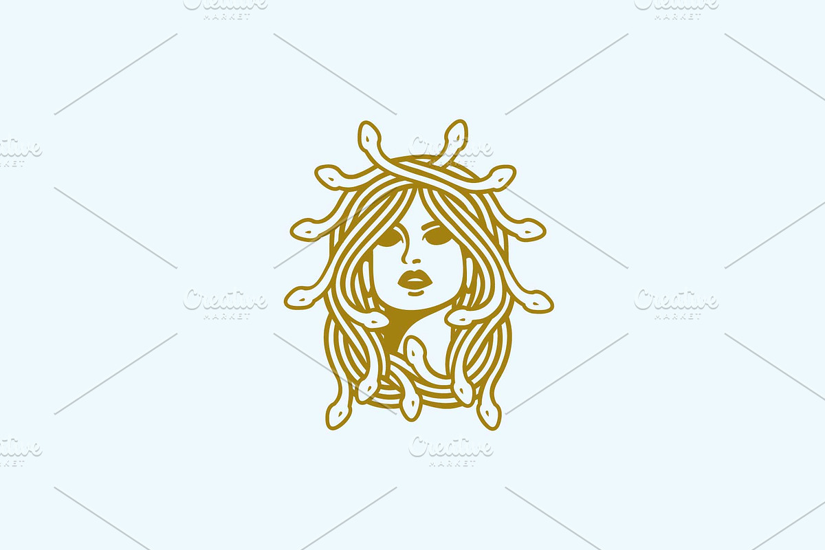 medusa logo, a Branding & Logo Template by Mariyana (Photo 1 of 4)