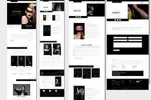 Wordpress Theme Elementor Black