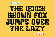 GF Bumpie - Wavy Display Font, a Handwritten Font by GroovyFontCo (Thumbnail 2 of 8)