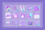 Essential 3D Icons for Mobile UI Des, a Technology Illustration by twinstd (Thumbnail 6 of 6)