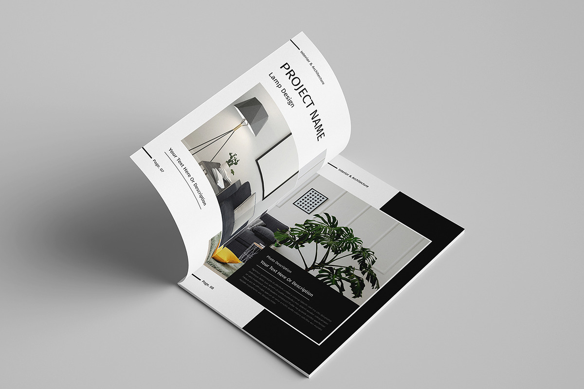 Interior Design / Portfolio Template, a Brochure Template by Spark_Creative (Photo 7 of 14)