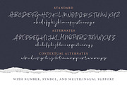 Bombalurina Script (4 Fonts), a Script Font by Sarid Ezra (Thumbnail 9 of 9)