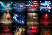 35 American Flag Digital Backgrounds, a Background Graphic by Walllow Creatives (Thumbnail 3 of 3)