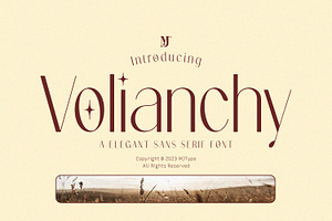 Volianchy Typeface