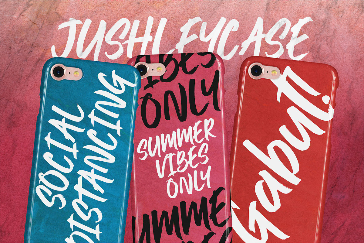 Jushley Shine - BRUSH FONT preview 5