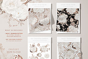 Beige Floral Paper Pack, a Pattern Graphic by paper aesthetic (Thumbnail 3 of 8)