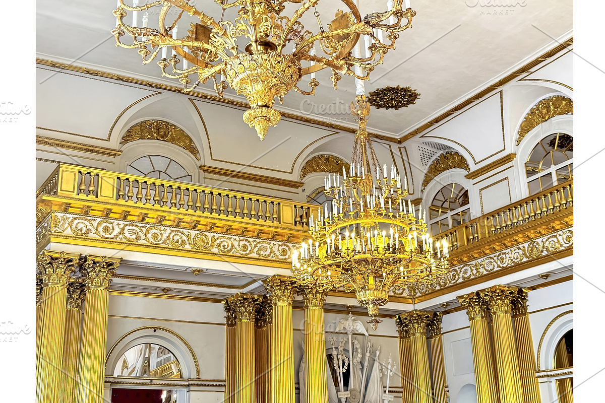 The luxurious interiors of the, a Graphic by TatsianaSalauyova