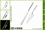 Cake Knife and Server Common Cutlery, an Object 3D Model by VK Studio (Thumbnail 1 of 7)