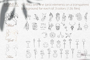 ONE LINE Tarot Deck - 3 colors, an Illustration by Evgenia Pichkur (Thumbnail 17 of 19)