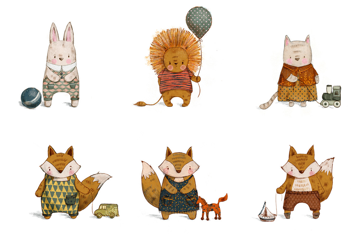 'Prekindergarten' Cute Collection, a Pattern Graphic by MouseGrey (Photo 6 of 6)