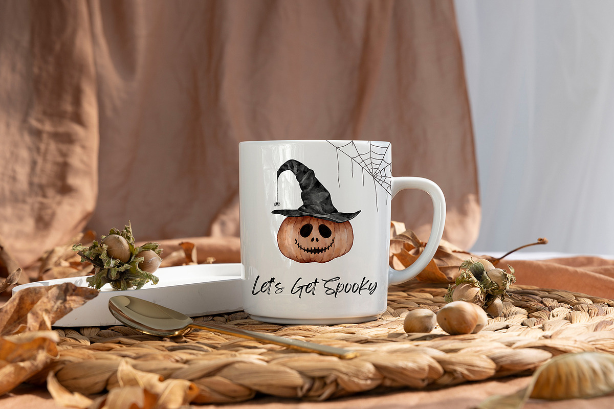 Autumn Mug Mockup Coffee Cup fall2, a Product Mockup by PawMockups (Photo 5 of 10)