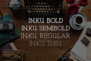 Inku font ( 4 font family), a Slab Serif Font by Emyself Design (Thumbnail 2 of 7)