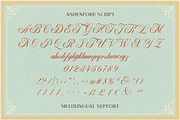 Ashenford – A Vintage Trio Font, a Script Font by Letterhend Studio (Thumbnail 5 of 13)